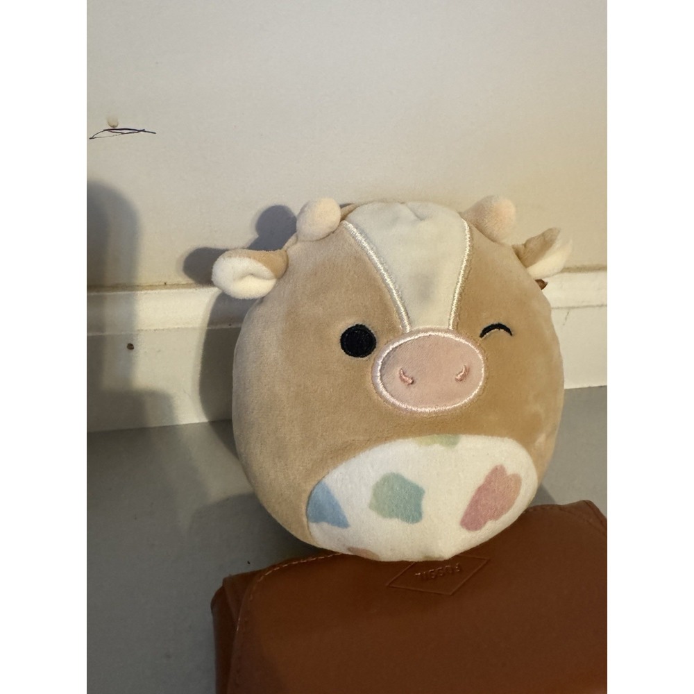 Squishmallows Griella Brown Spotted Cow 7.5" Plush